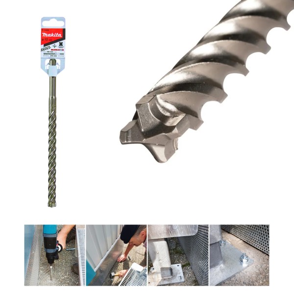 Spezialbohrer 10 x 215 mm für Beton, Ziegel, Asphalt