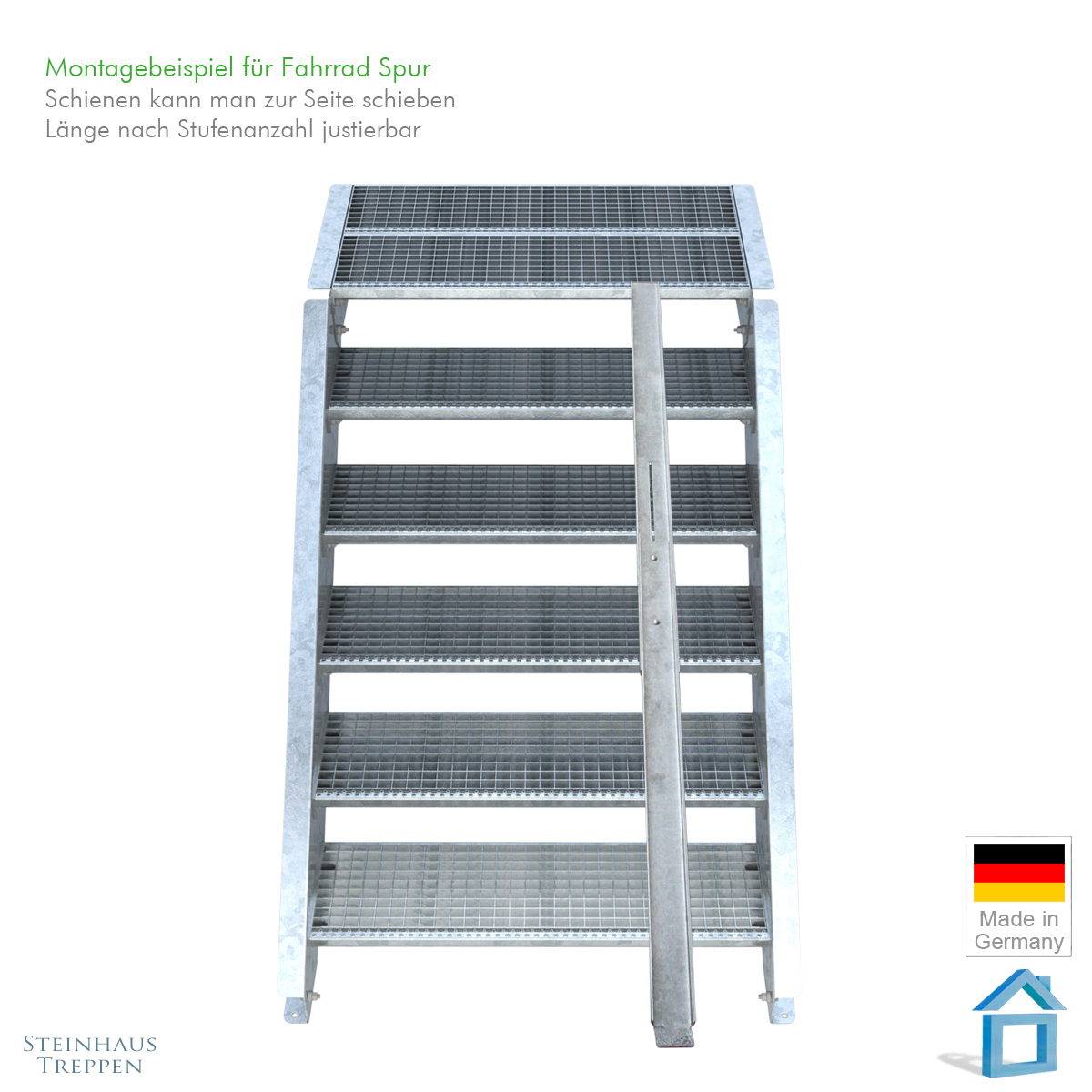 treppenschiene für fahrrad