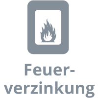 Stahlbauteile feuerverzinkt