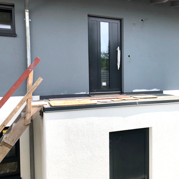 AUßentreppe mit Hausabstand anbauen
