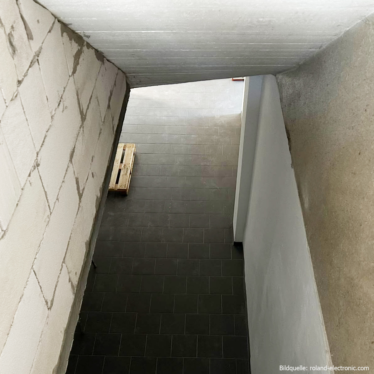 Deckenöffnung Ausschnitt Länge mind. 260 cm einplanen