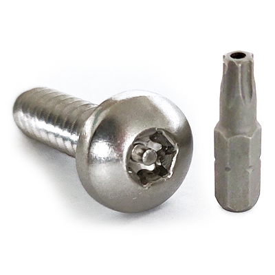 Spezial Torx Verschraubung am Handlauf