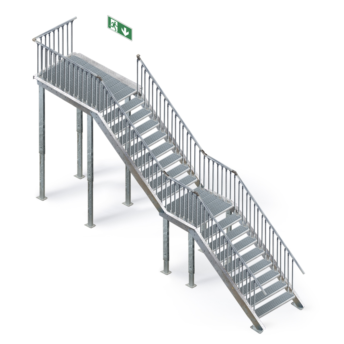 Brandschutztreppe OPTIGO