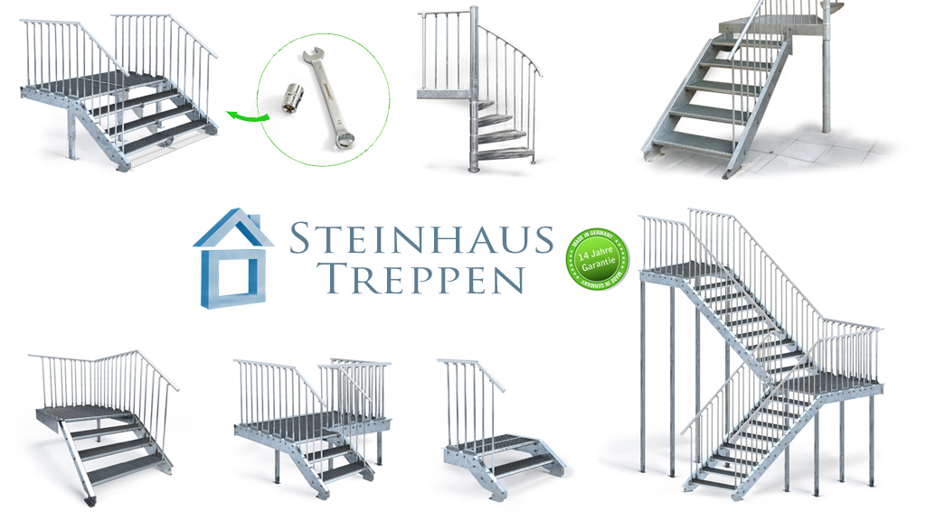 Modulare Stahltreppen