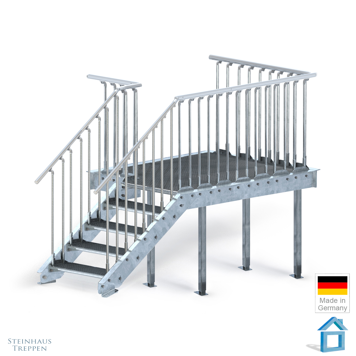Dachreparatur Balkon bausatz mit treppe