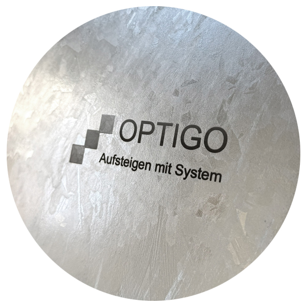 Marke: OPTIGO = Aufsteigen mit System